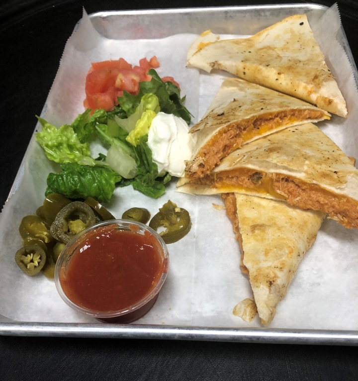 Chicken Quesadilla.