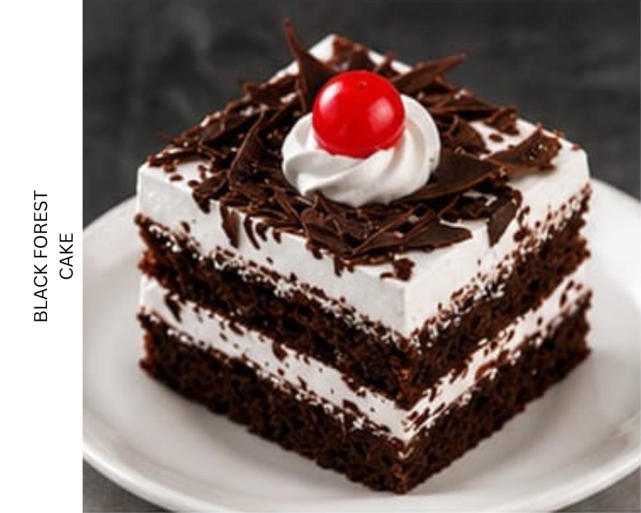 BLACK FOREST CAKE.