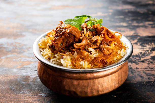 Goat Biryani.