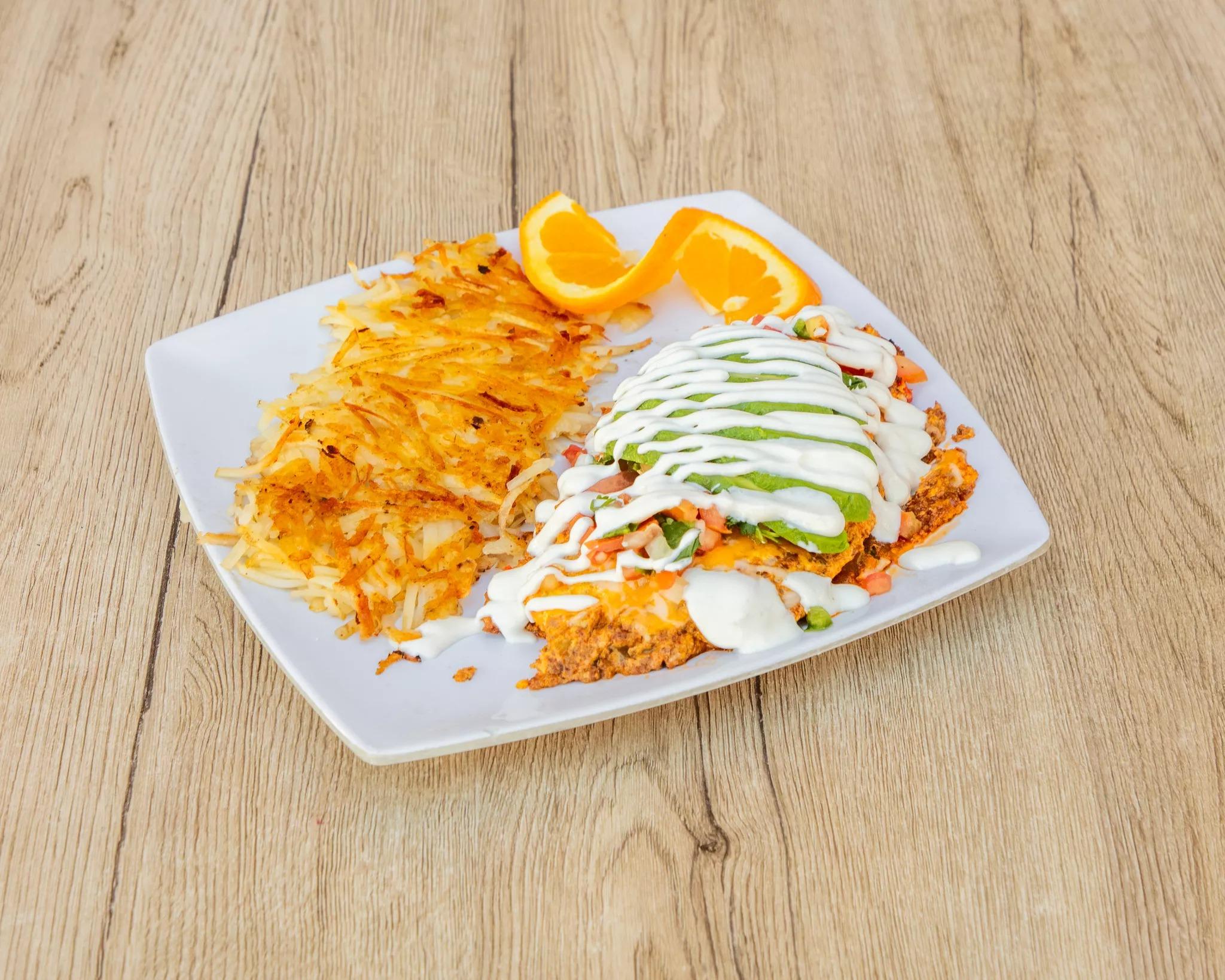 Chorizo Omelet.