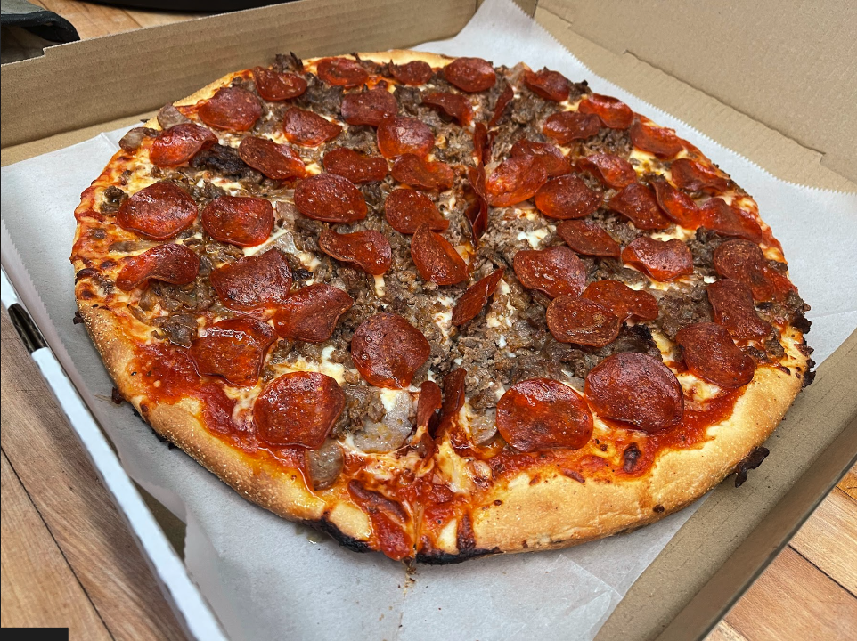 Romano's Meat Lovers Pizza.