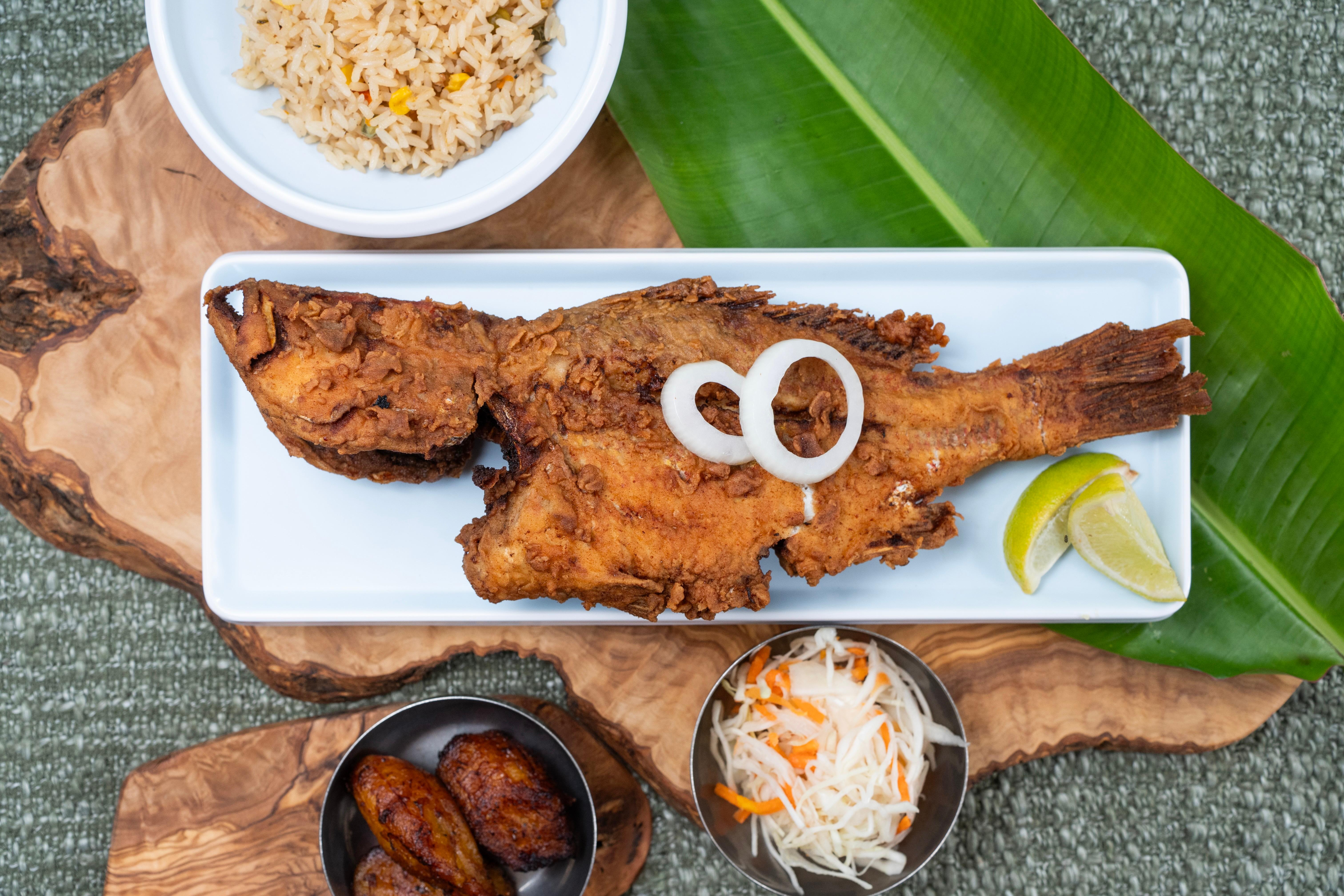 Fried Snapper.