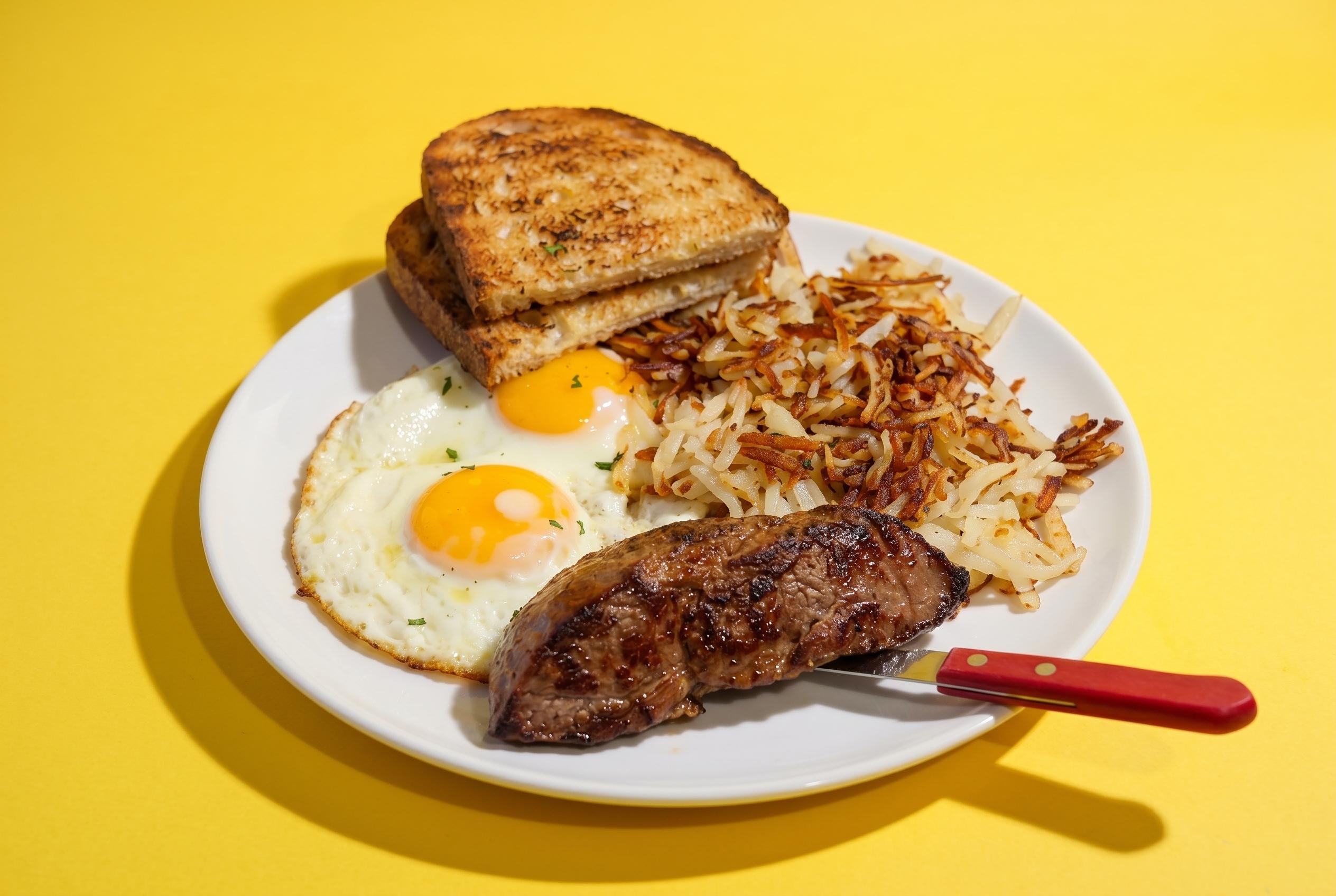 Steak and Eggs.