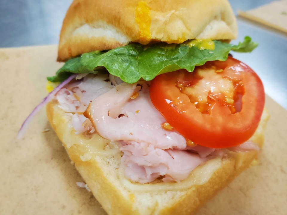 Turkey & Cheese Sandwich.