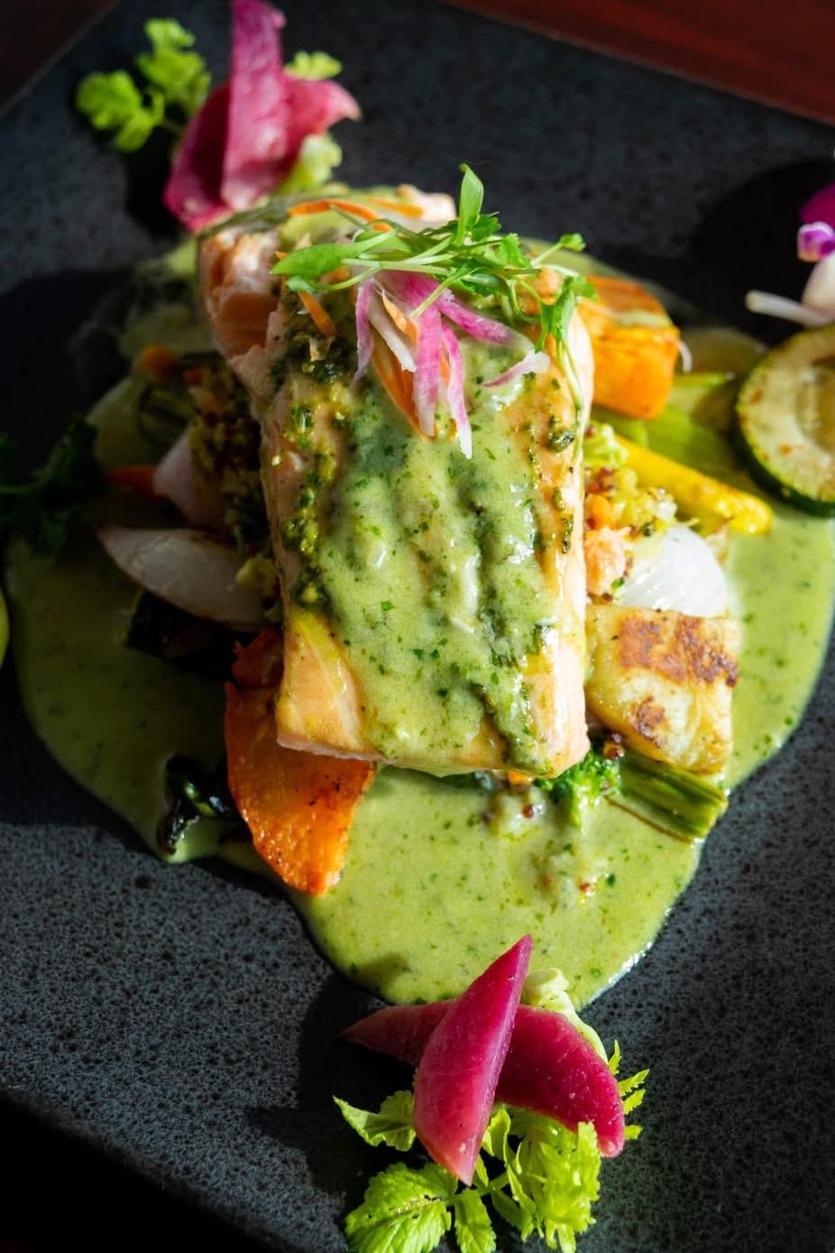 Nilada Grilled Salmon.