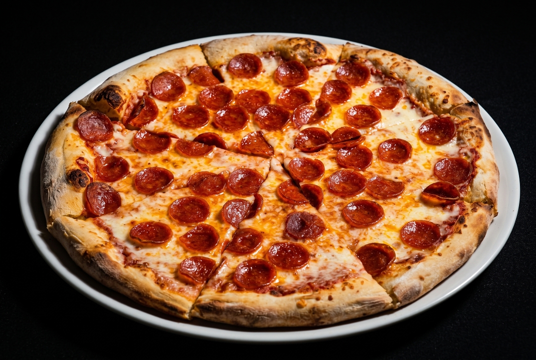 Extra Large Pepperoni Pizza.