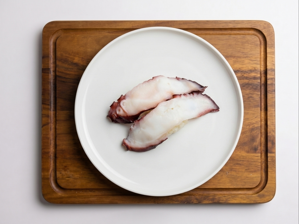 Sashimi/ Nigiri Tako (Octopus).