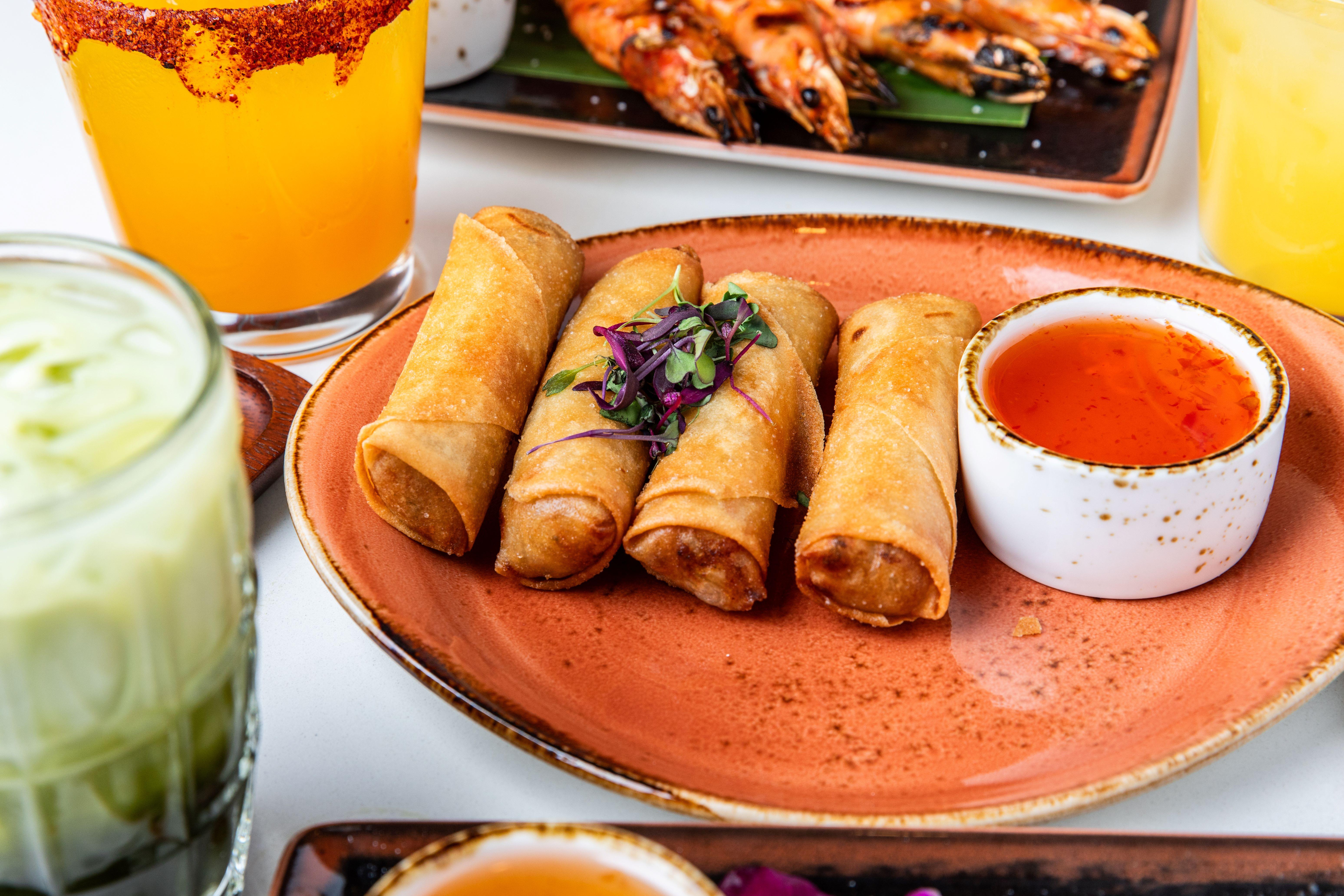 Crispy Spring Rolls.