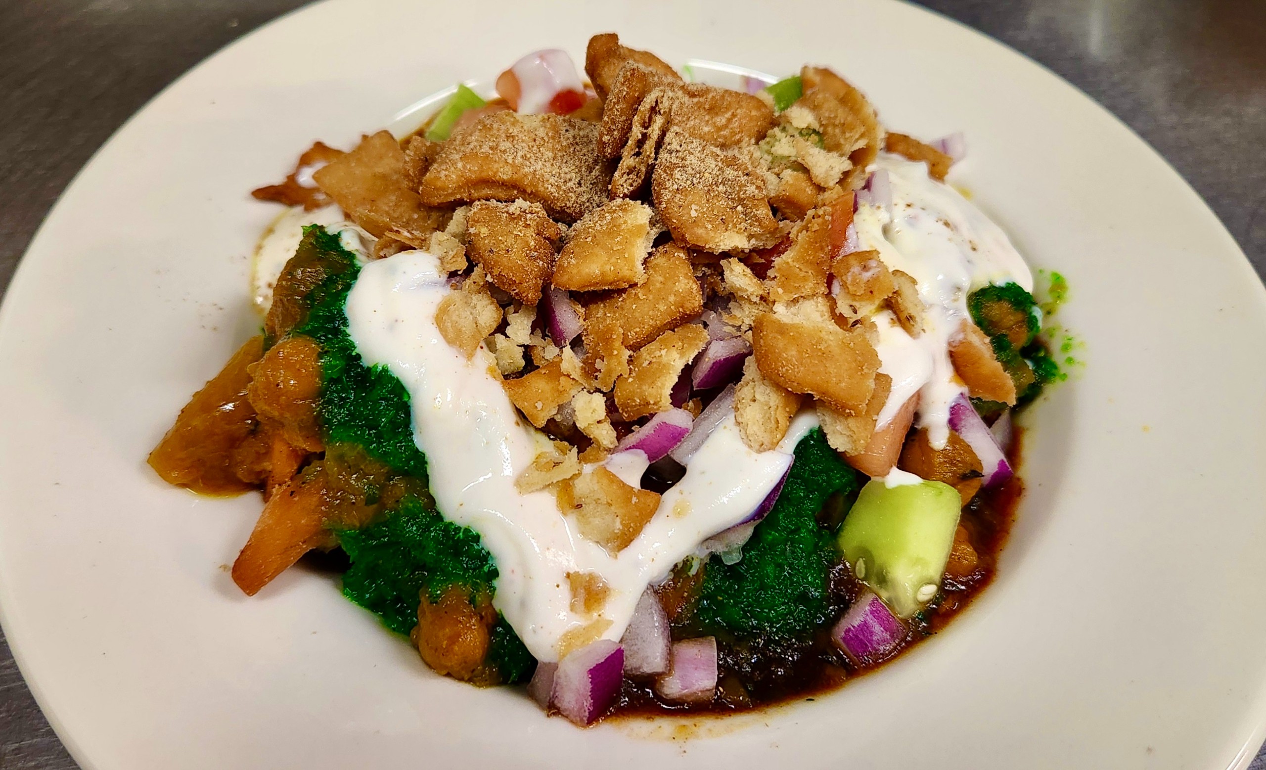 Samosa Chaat.