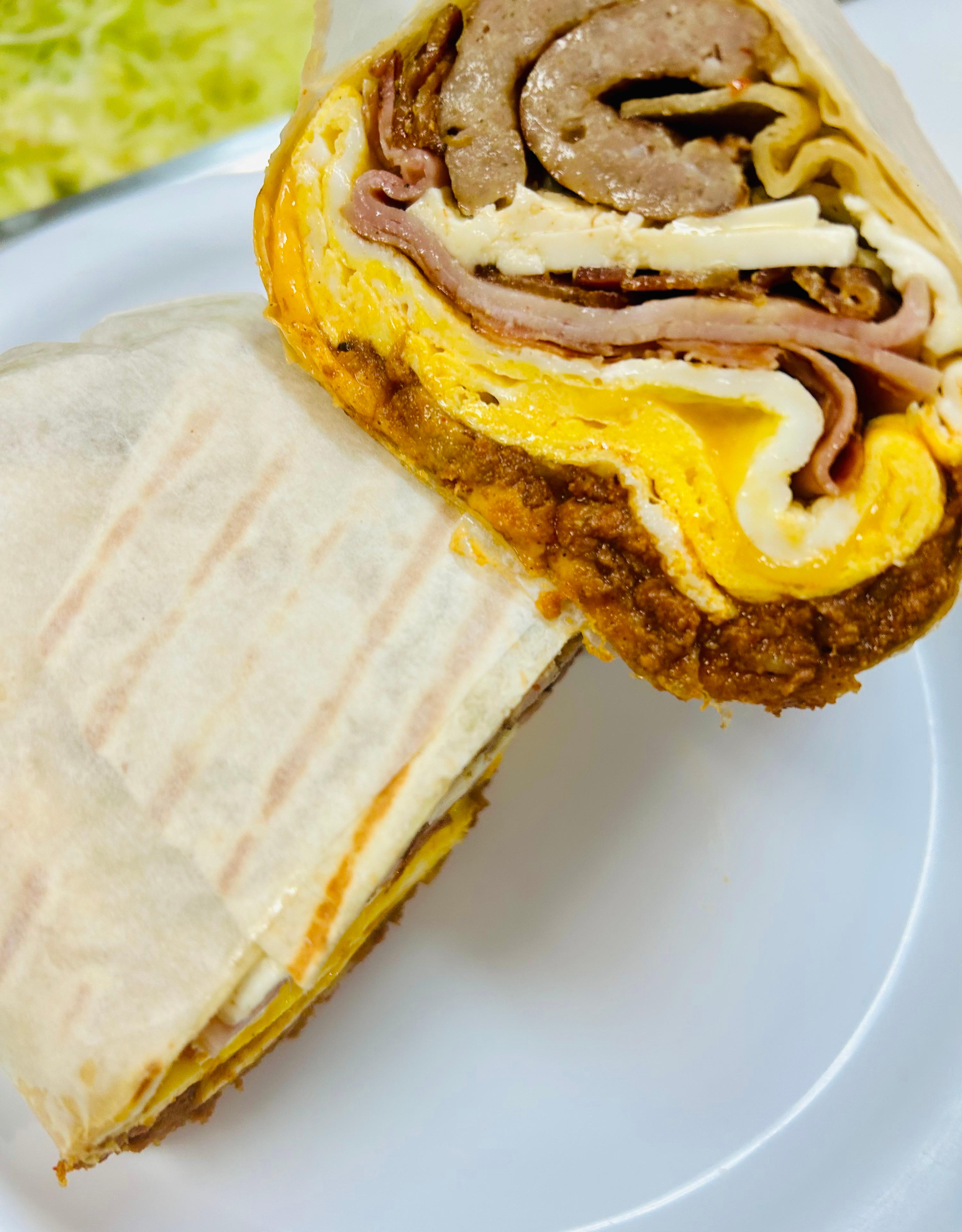 Caveman Burrito.