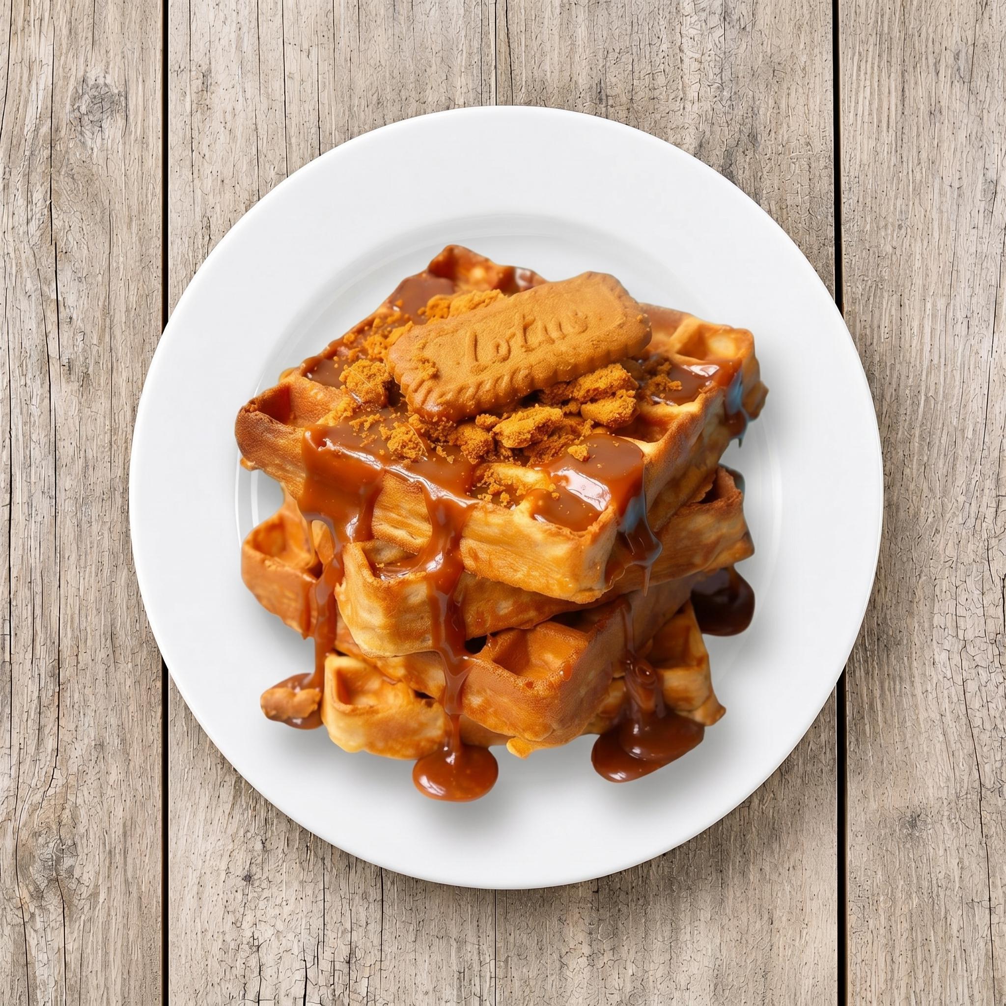 Lotus Biscoff Waffle.