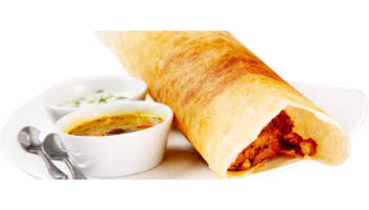 Chicken Curry Dosa - Non Vegan, Gluten free.