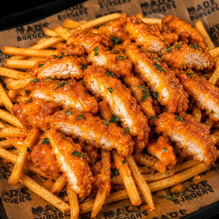 MANGO HABANERO CHICKEN FRIES.