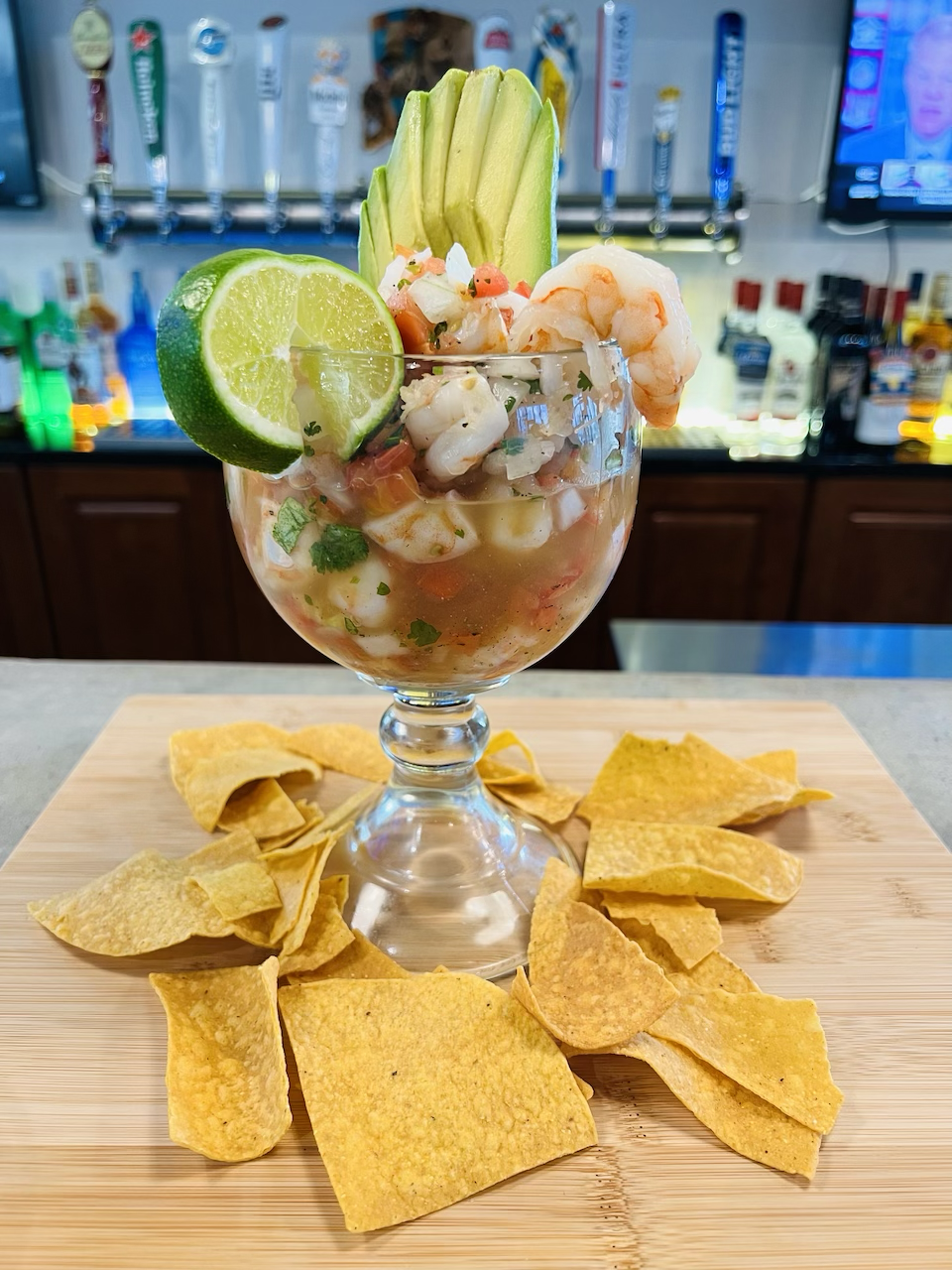 Shrimp Ceviche.