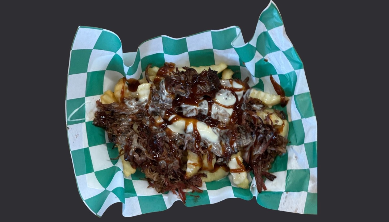 Smoked Brisket Loaded Fries.