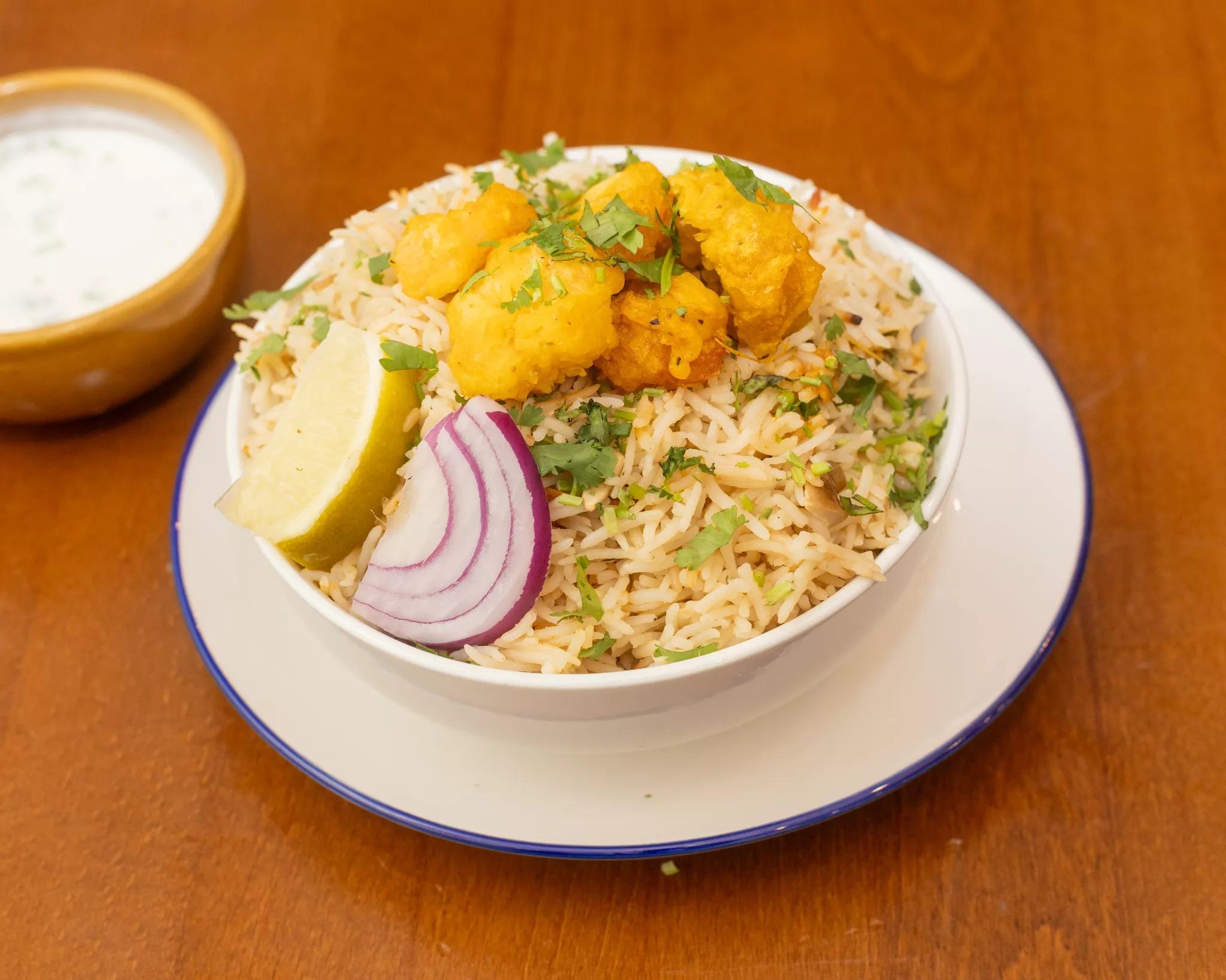Shrimp Fry-Piece Pulav.