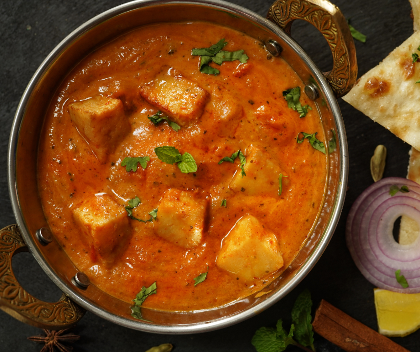 Paneer Tikka Masala Curry.