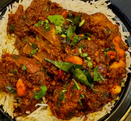 StreetStyle Mutton Roast Pulav.
