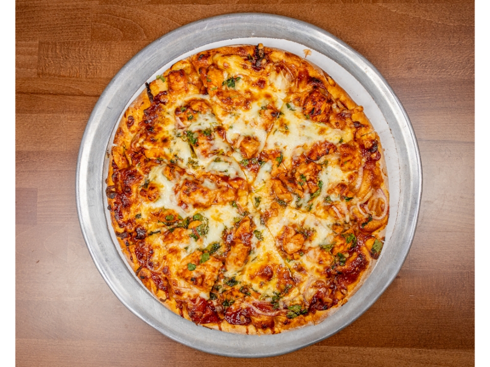 BBQ Chicken Pizza Medium.