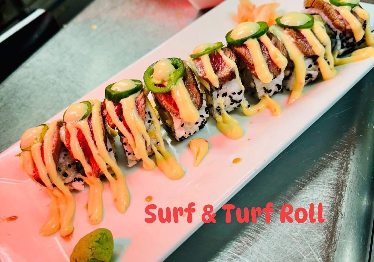 SHRIMP & AHI ROLL.