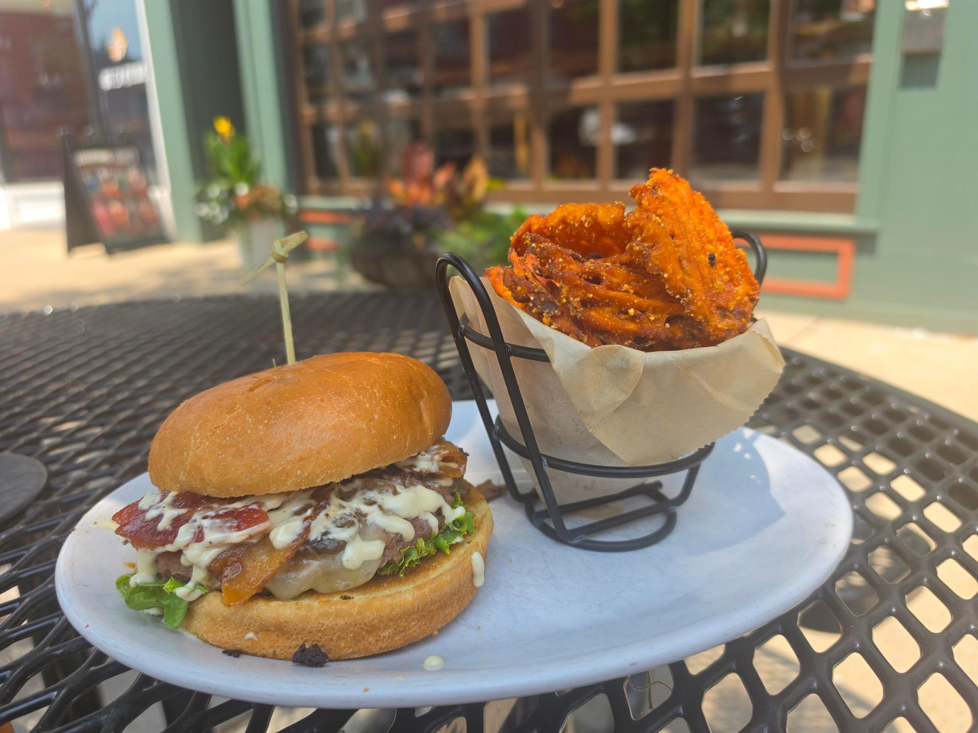 Trail Boss Elk Burger.