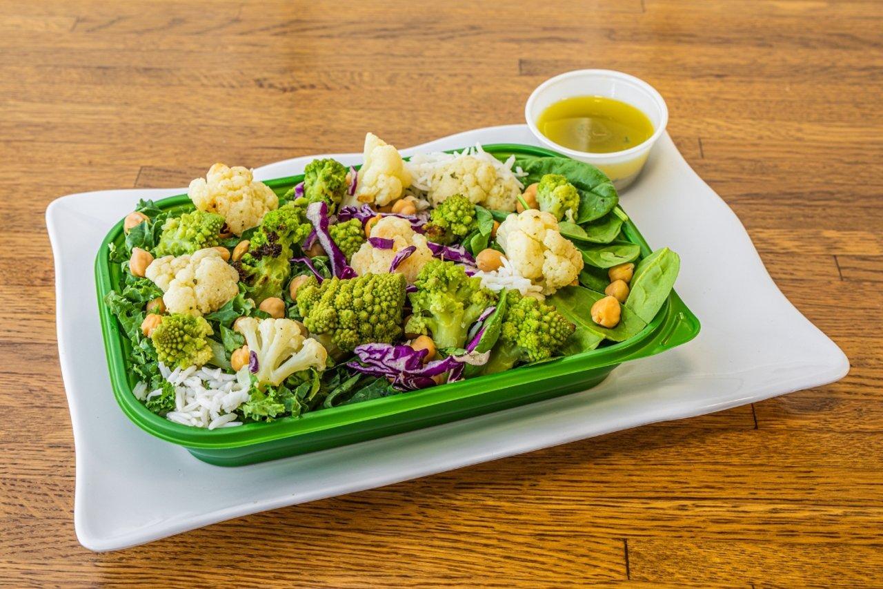Superfood rice bowl (v).