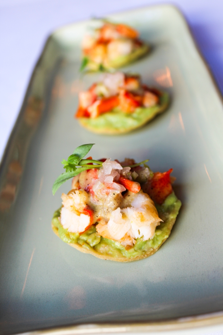 *Lobster Tostada.