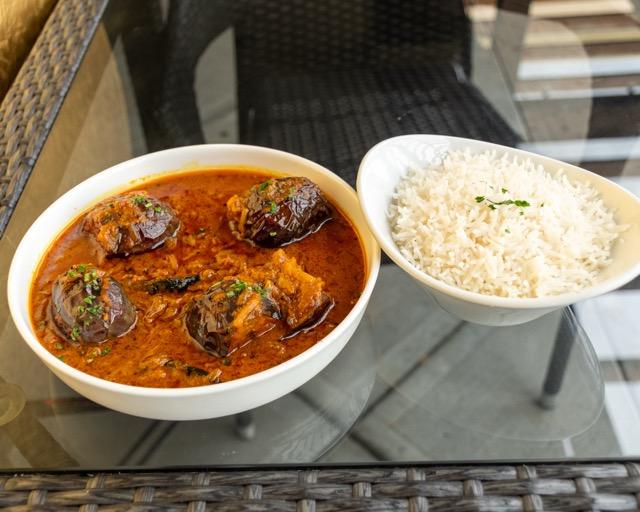 Mimi's Bengali Khatta Baingan.