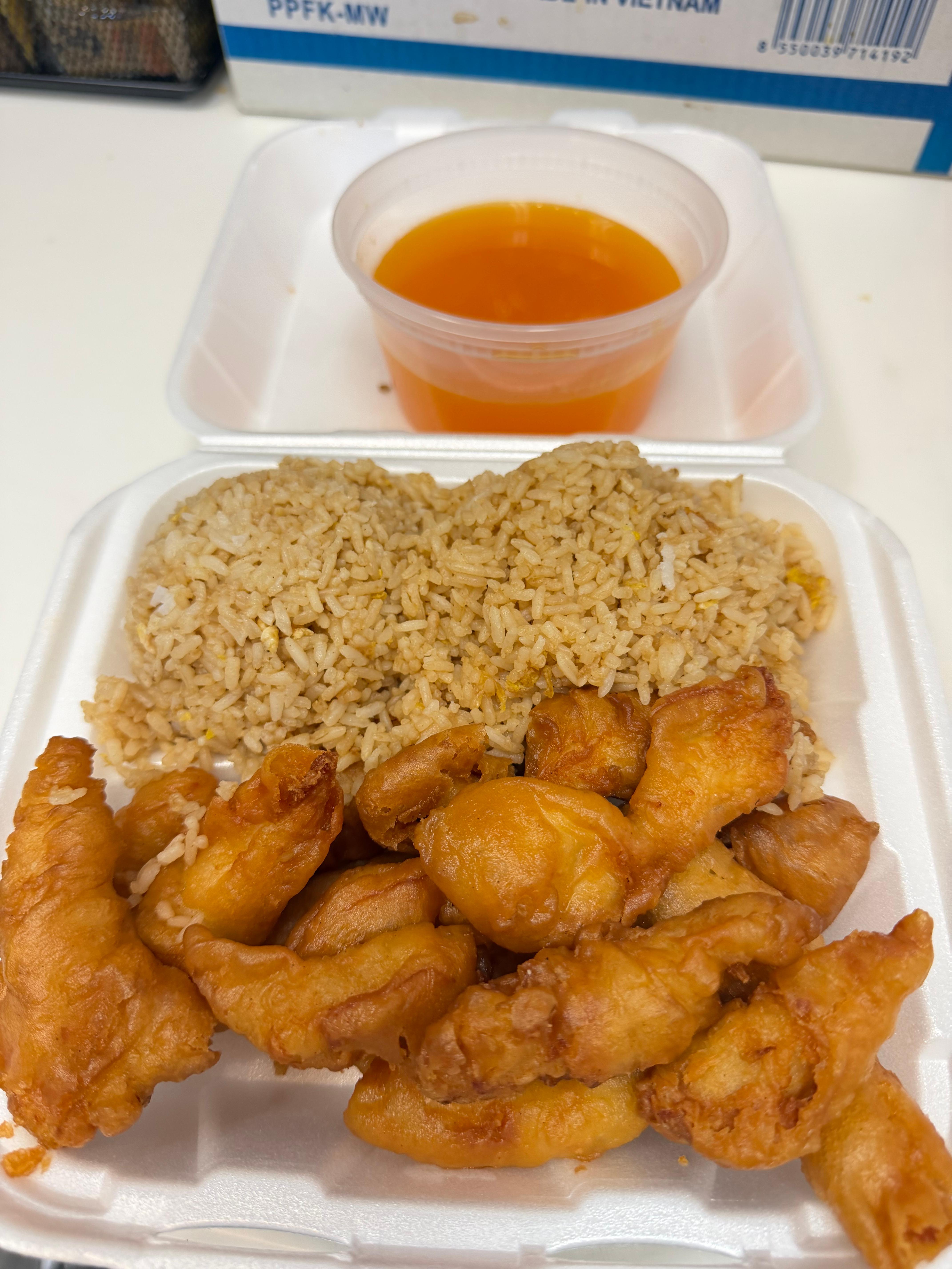LEMON CHICKEN.
