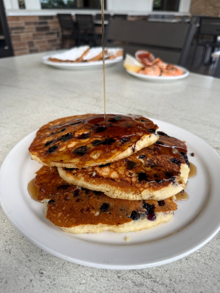 Blueberry Pancakes.