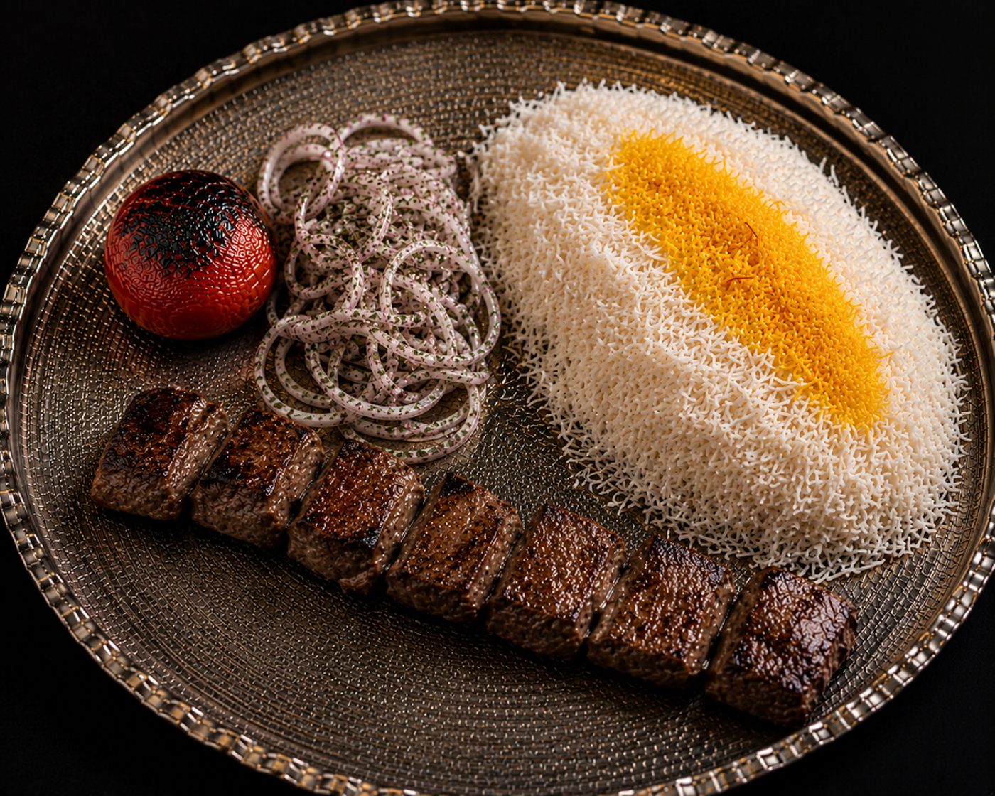 Lamb Kabob (کباب بره).