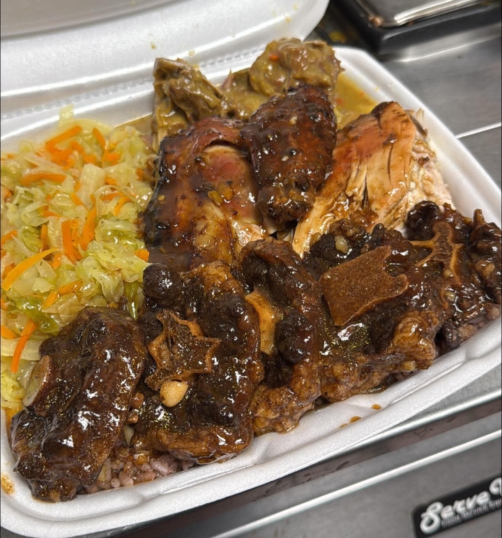 Oxtail and Chicken.