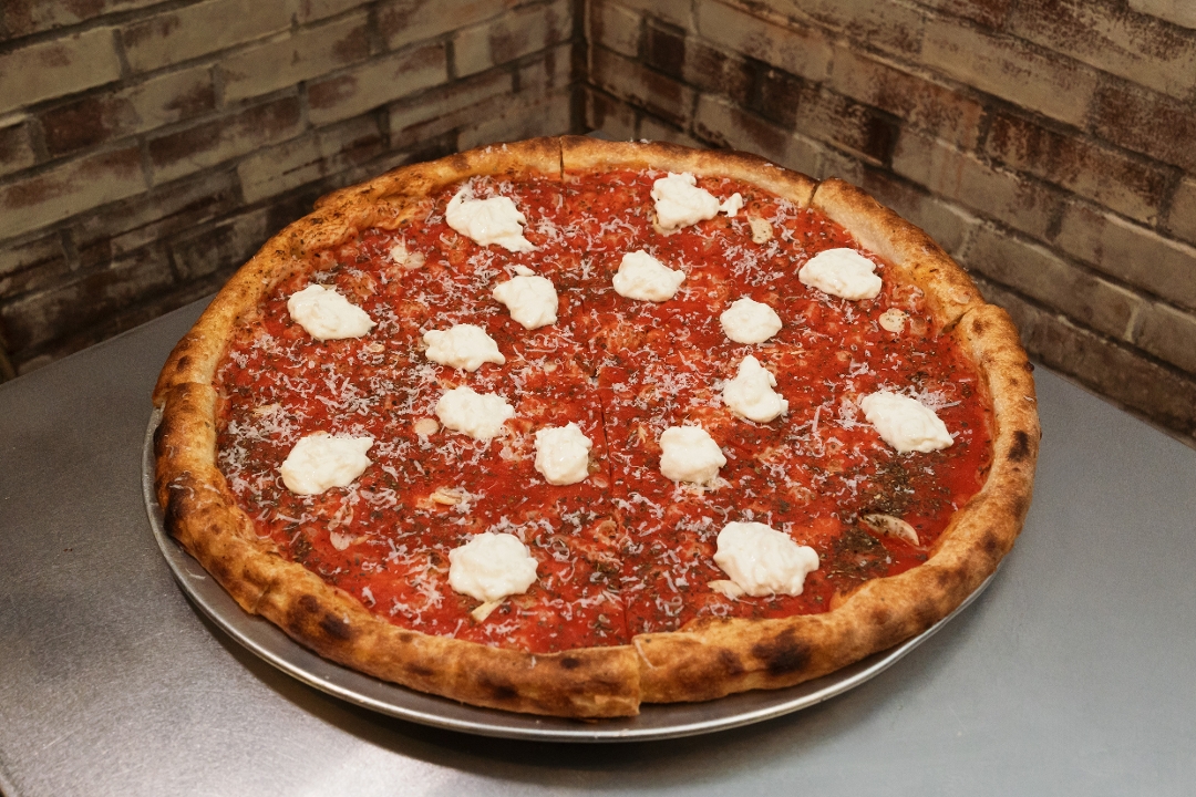 Tomato Stracciatella Pie.