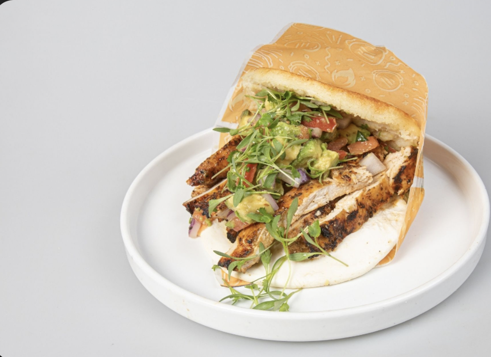 Arepa Chicken Llanera.