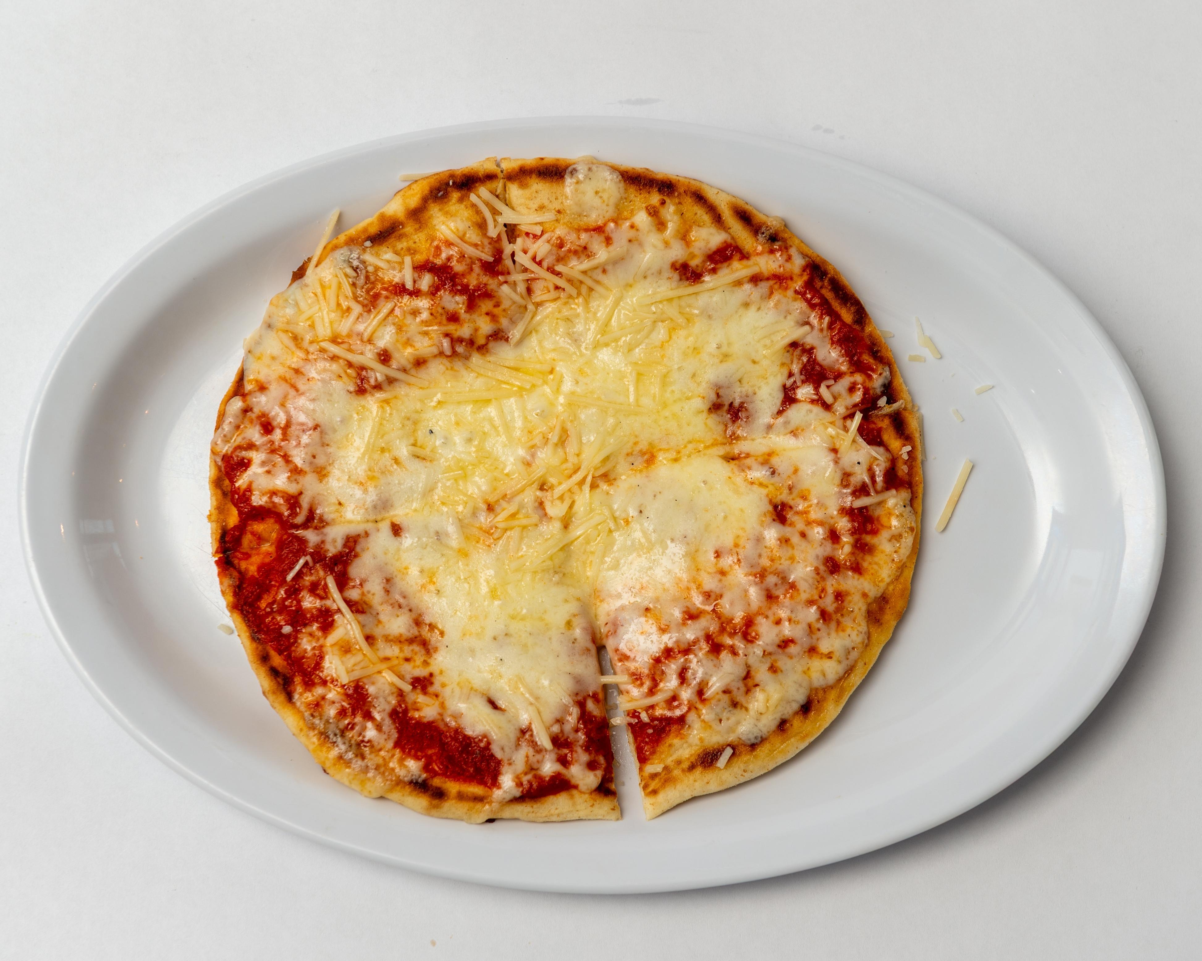 Kid's Cheese Pita Pizza.