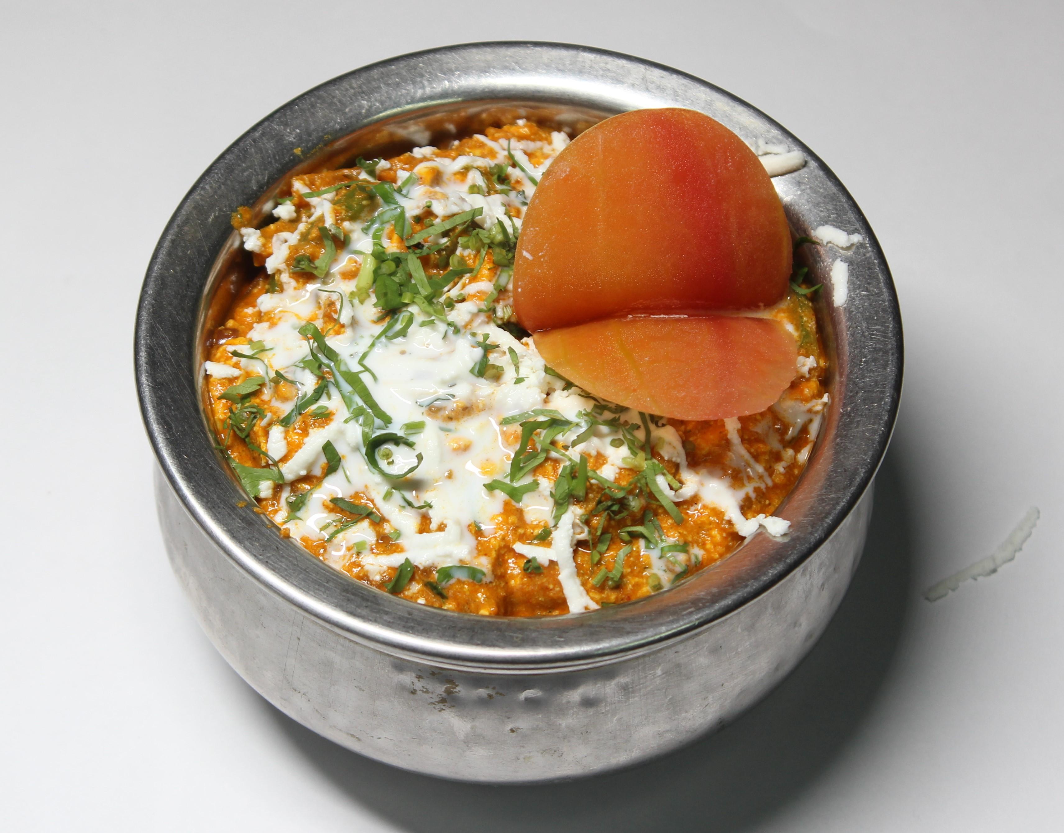 Paneer Afghani Bhurji.