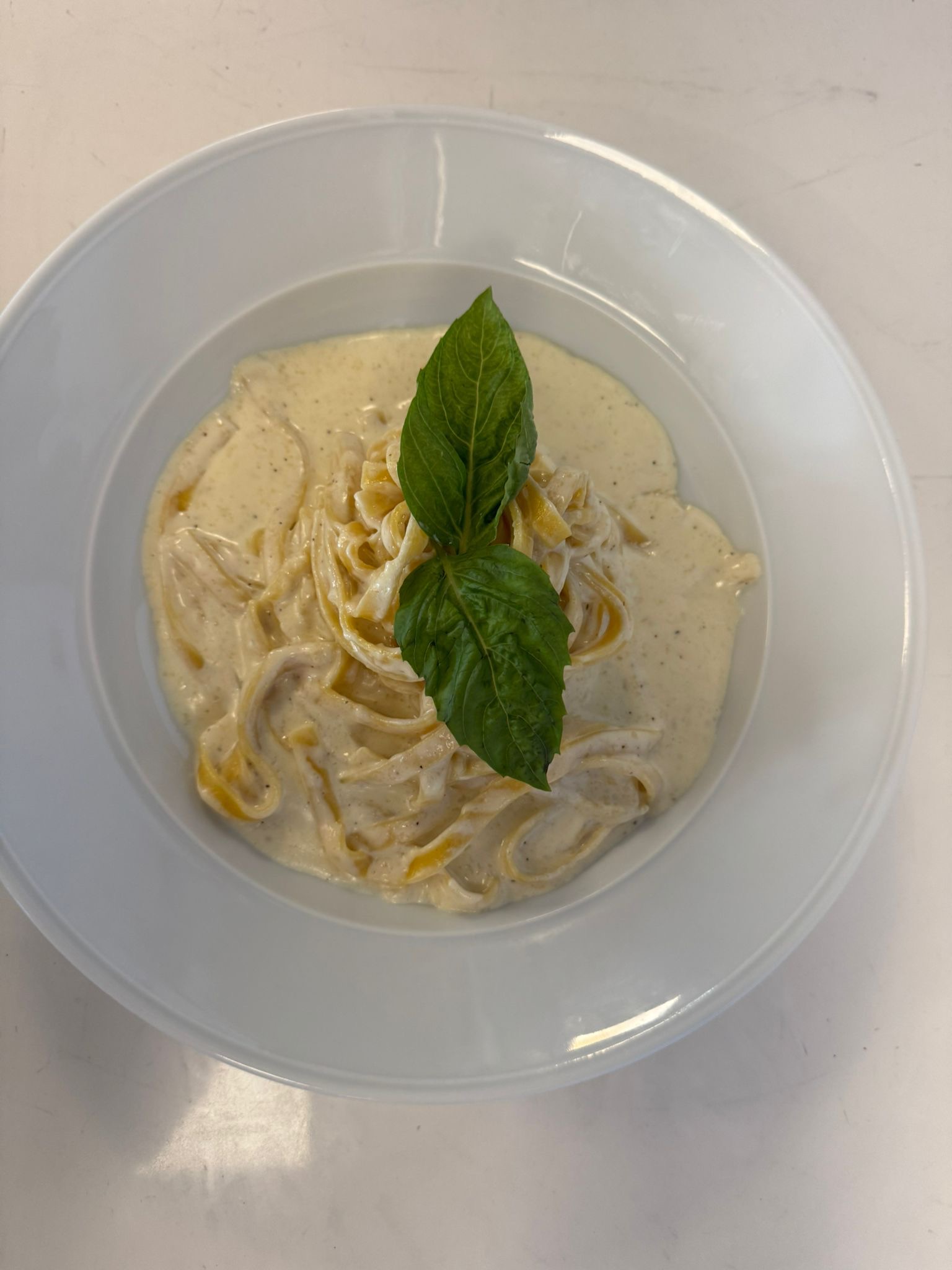 Fettuccini Alfredo.