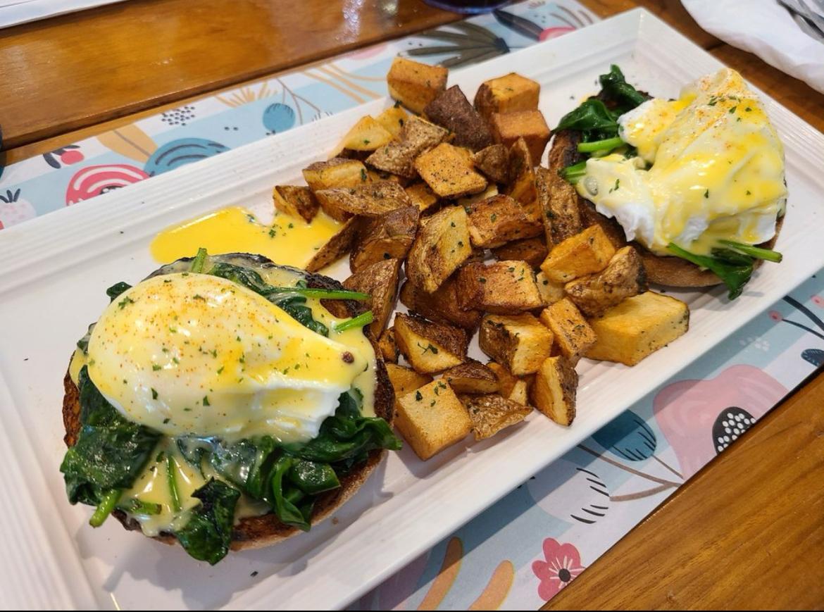 Eggs Florentine.