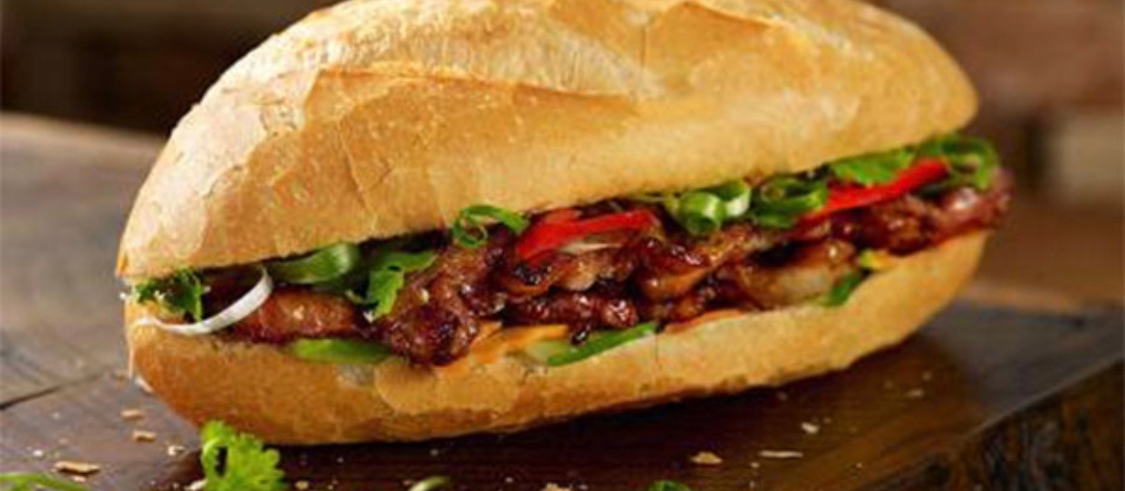 62-Grilled Pork Banh Mi Sandwich - Banh Mi Heo Nuong.