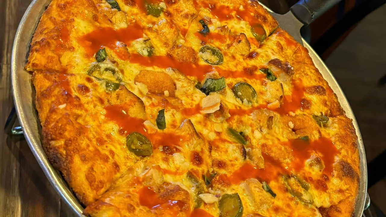 Buffalo Chicken Pizza.