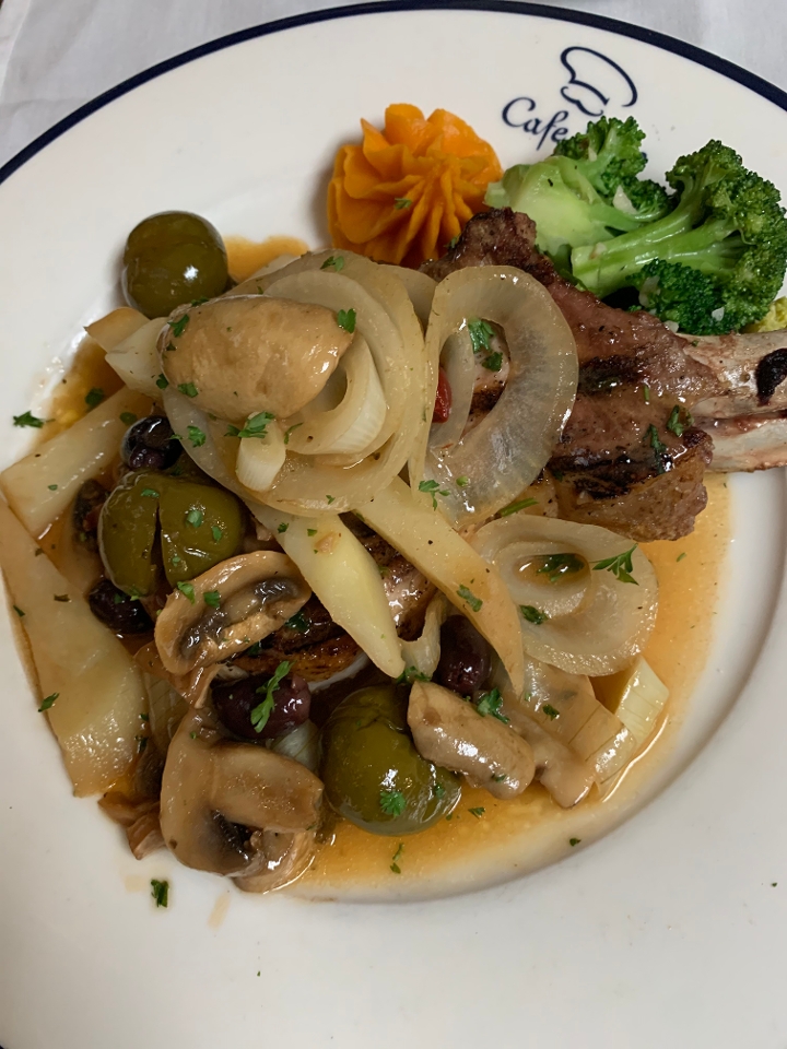 Pork Chop Italiano.