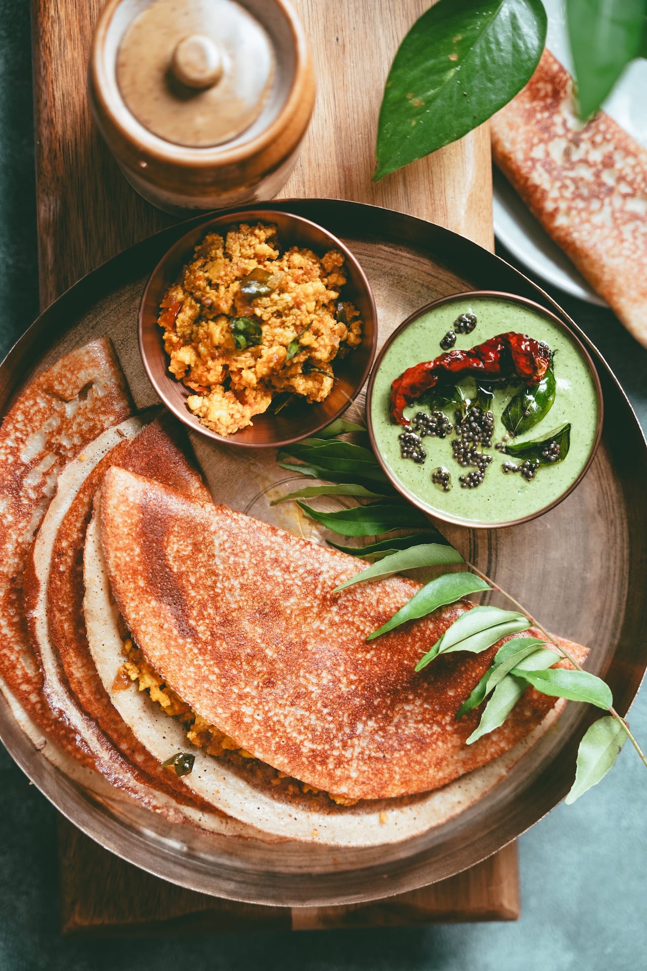 Quinoa Masala Dosa (Ekadashi).