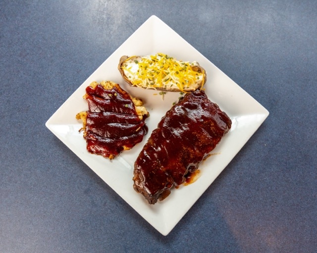 BBQ Chicken and Ribs.
