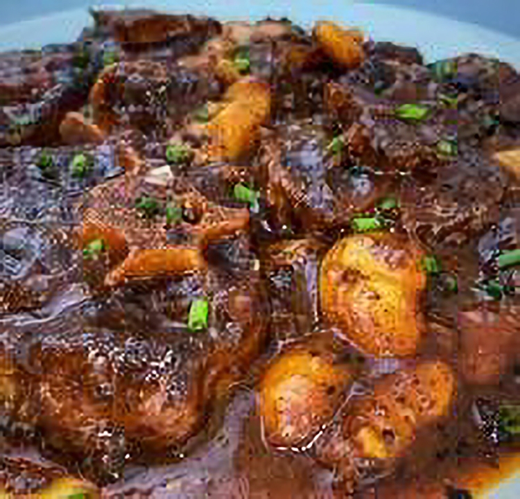 Oxtail and Beans.