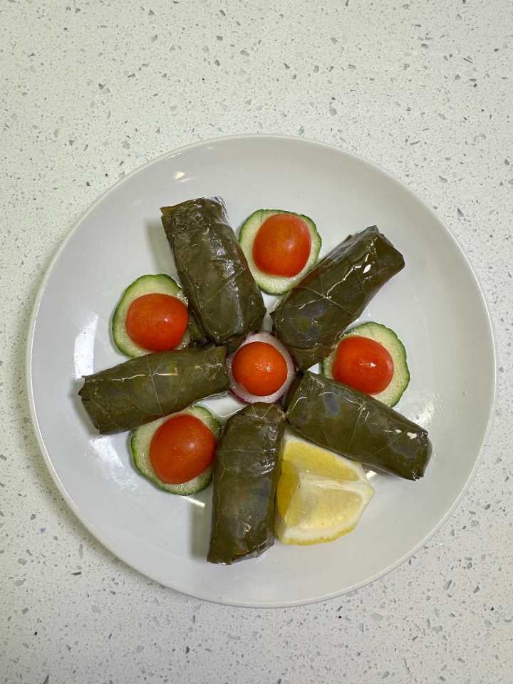 Stuffed Grape Leaves.