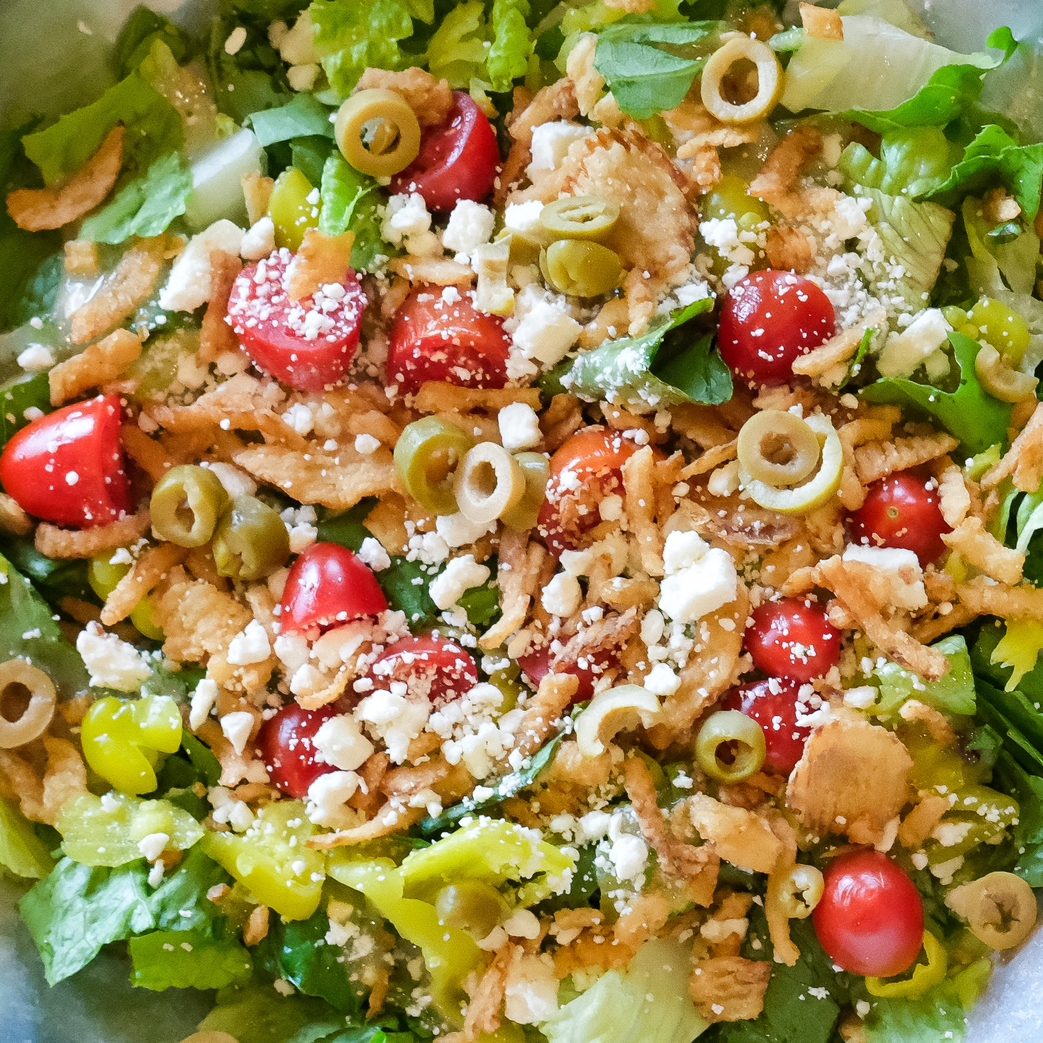 Mediterranean Lakefront Salad - Half.