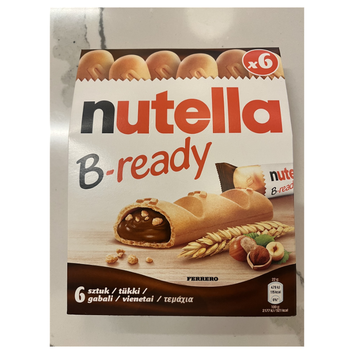 Nutella B-Ready Wafers.