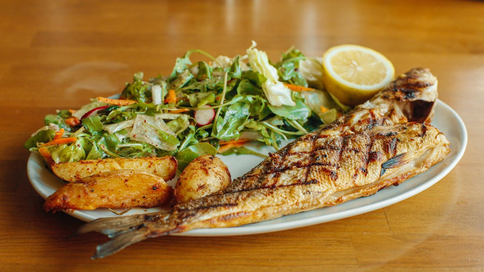 Grilled Branzini.