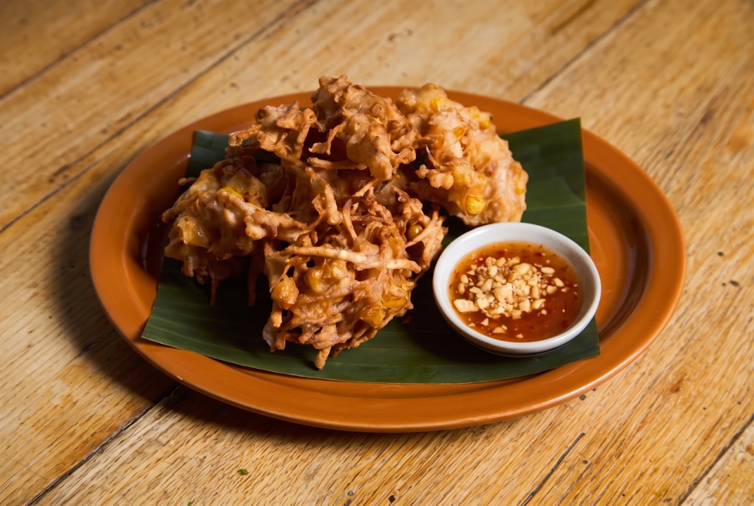 Taro & Corn Fritters.