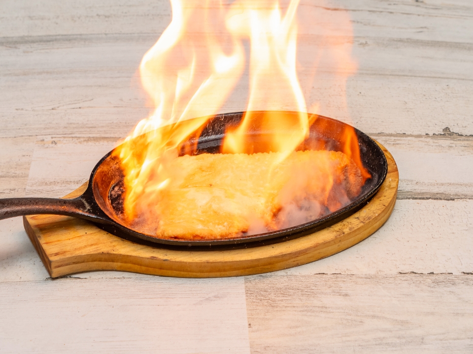 Saganaki.